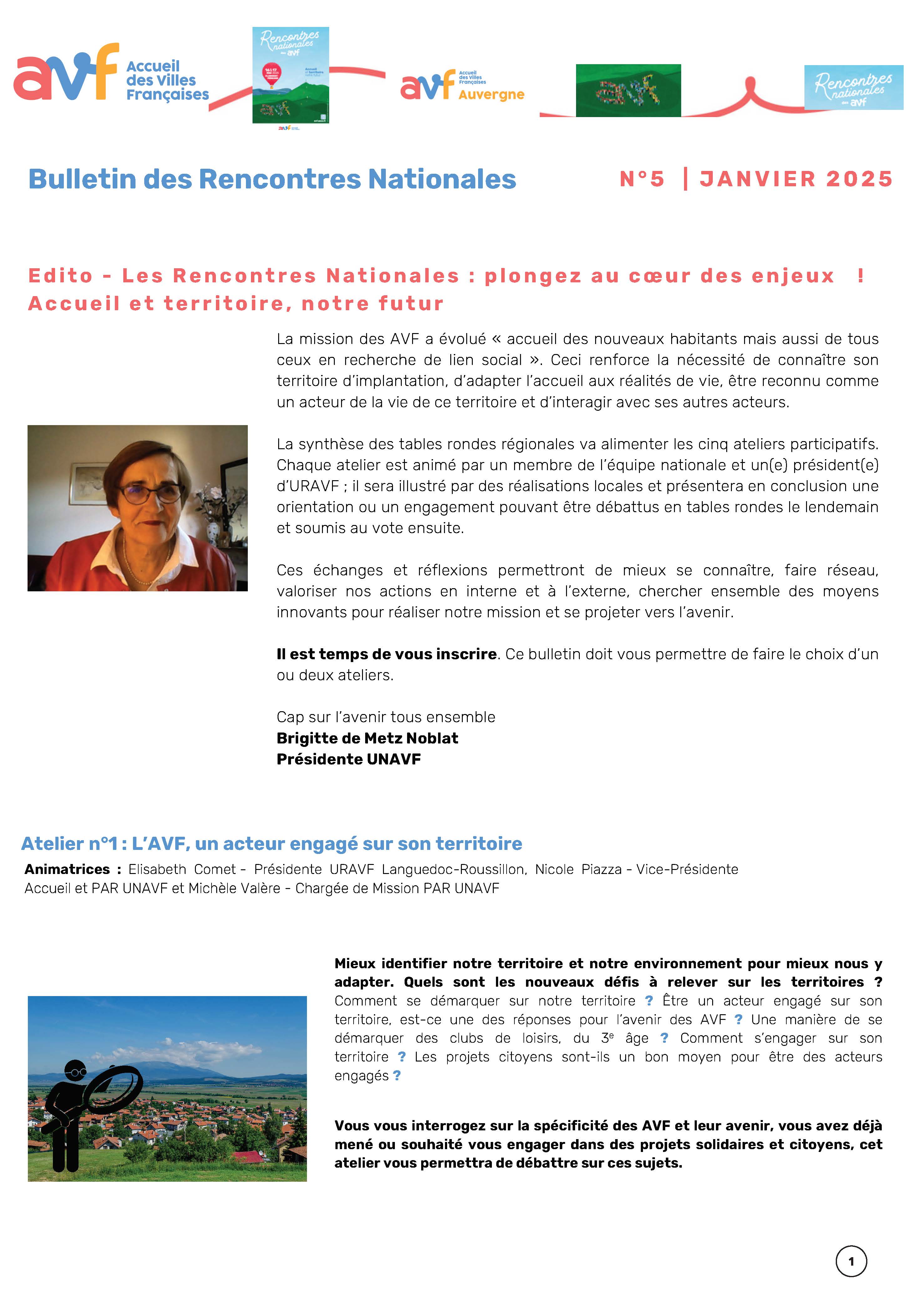 Bulletin des Rencontres Nationales N°5