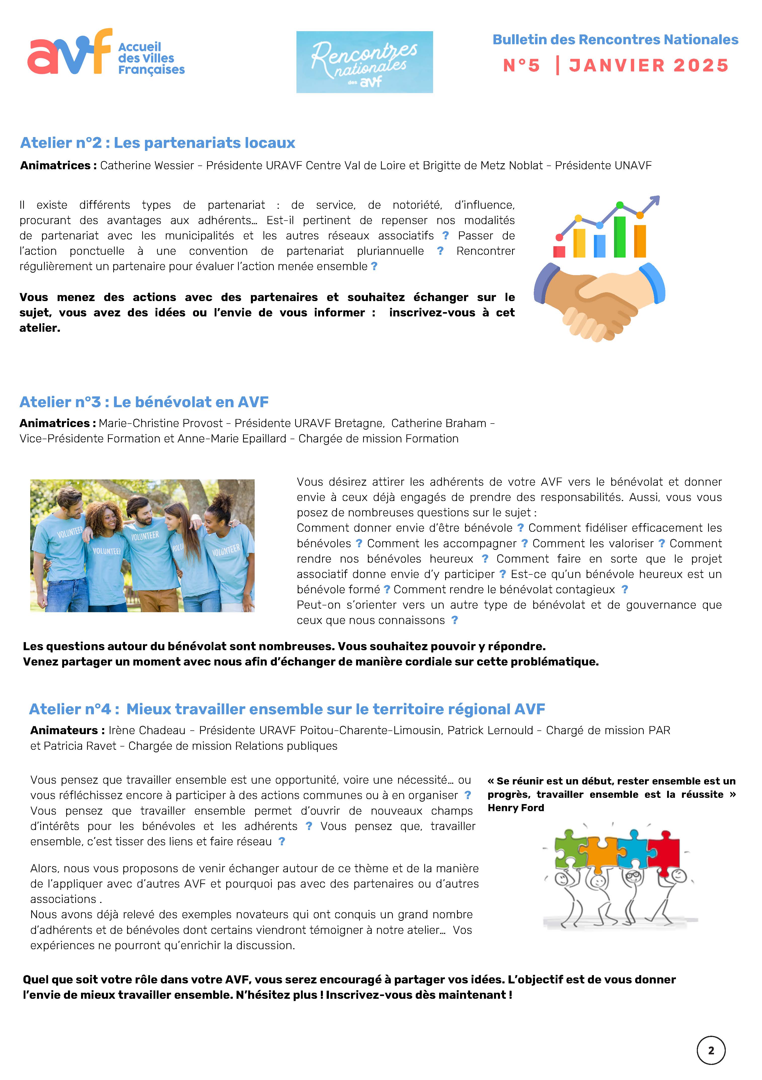 Bulletin des Rencontres Nationales N°5